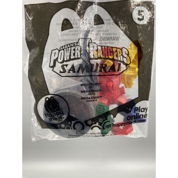 McDonald’s Happy Meal Toy Samurai Power Rangers #5 Megazord 2011 SEALED - Picture 1 of 5